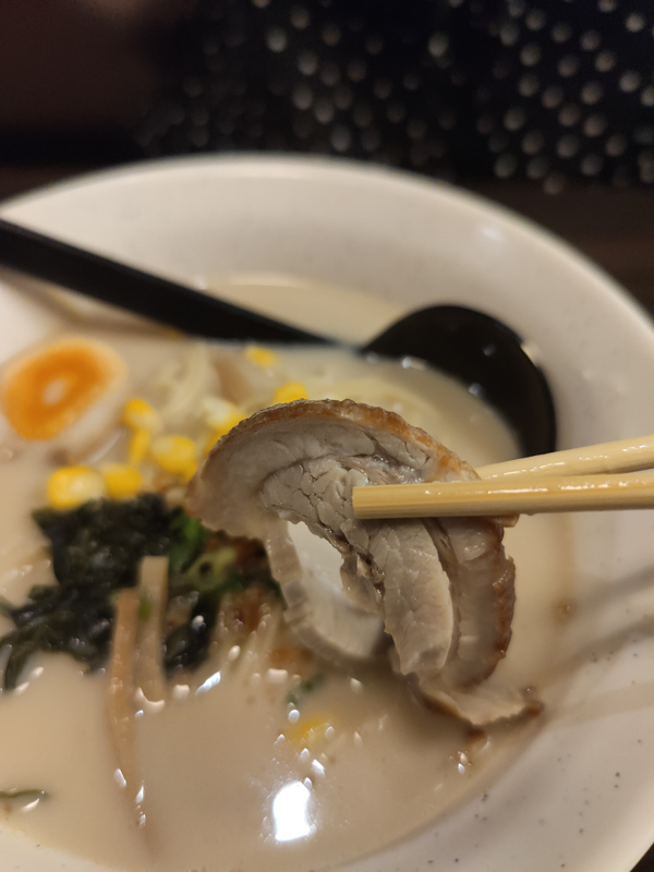 Kyushu ramen with chashu